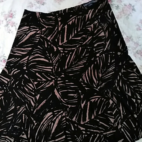 American Living Brown and black abstract skirt - Picture 5 of 6
